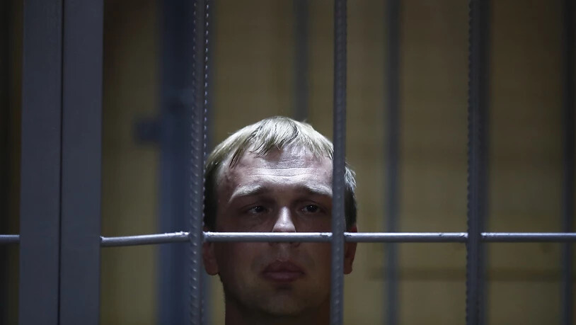 Iwan Golunow am 8. Juni vor Gericht.