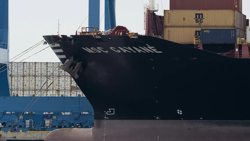 Nach Informationen des Senders NBC News war die Drogenfracht in sieben Containern des Schiffs "MSC Gayane" versteckt.