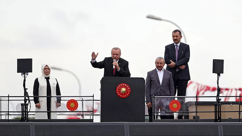 Mursi wurde ermordet: Das behauptet der türkische Präsident Recep Tayyip Erdogan an einem Wahlkampfanlass in Istanbul.