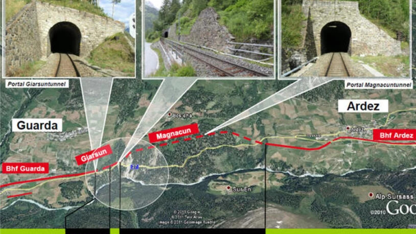 Neben dem Magnacun Tunnel wird auch der Tunnel Giarsun saniert. ARCHIV