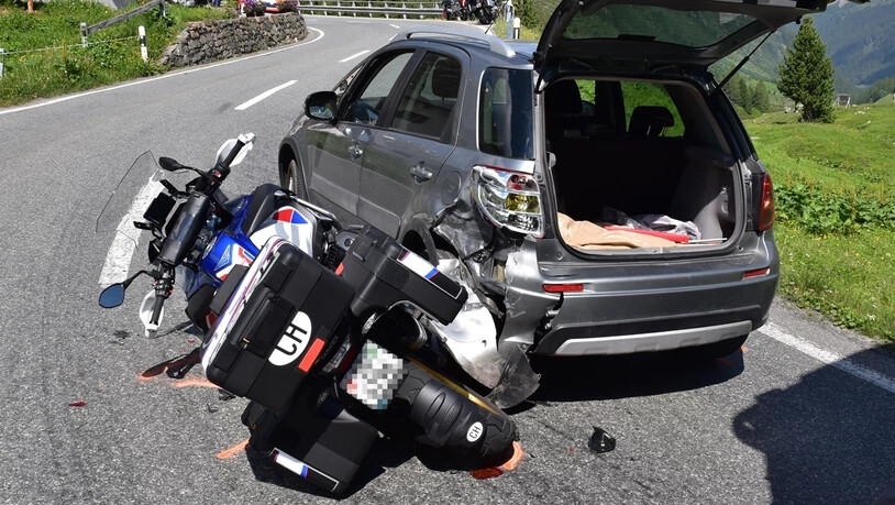 Bei Tschuggen kam es am Freitag zum Unfall.