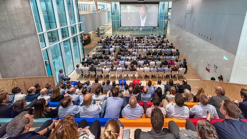 Im Auditorium des Innovationscampus der Bühler Group können Grossanlässe mit bis zu 300 Teilnehmern durchgeführt werden.