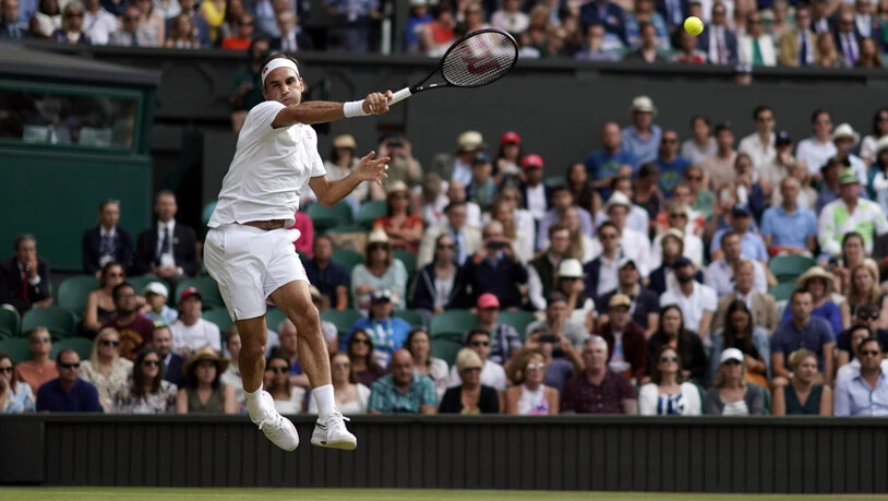 Roger Federer überstand zum 17. Mal die erste Woche in Wimbledon ohne Niederlage