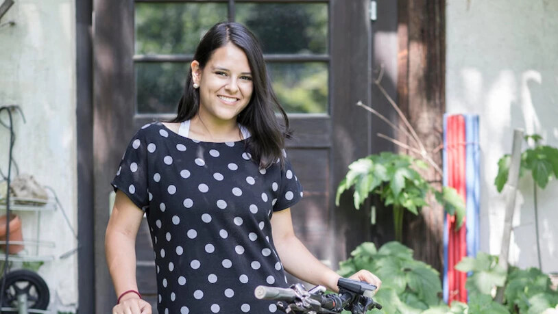 Jimena Valerio Hidalgo fährt seit Kurzem gern Velo. 