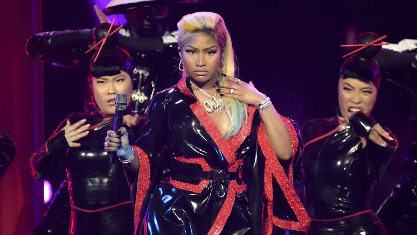 US-Rapperin Nicki Minaj bei einem Auftritt in Los Angeles im Sommer 2018. (Archivbild)