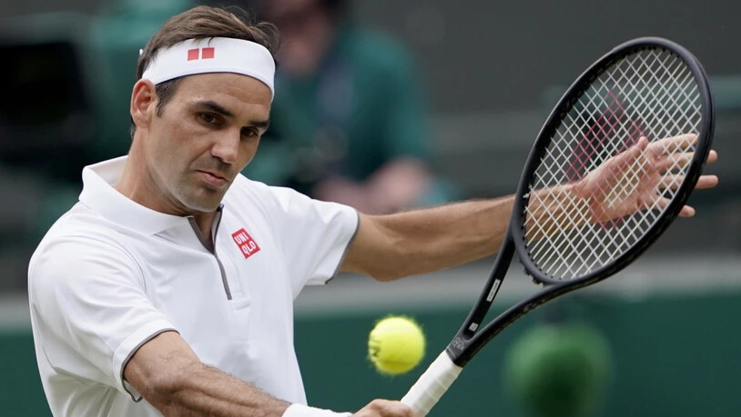 Roger Federer feierte gegen Kei Nishikori seinen 100. Sieg im Einzel in Wimbledon, den 186. in seiner Karriere auf Rasen