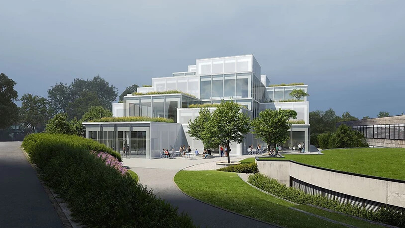 Der Spatenstich für HSG "Learning Center" soll noch in diesem Jahr erfolgen. Das Projekt der japanischen Architekten von Sou Fujimoto Tokio/Paris sieht mehrere rasterförmig angeordnete Würfel vor, die zwischen 3,5 und 18,5 Meter hoch sind.