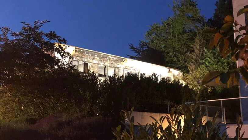 Das am Dienstagabend brennende Haus ist unbewohnbar.