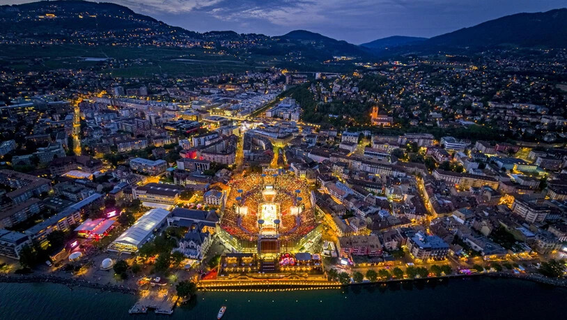 Magische Nächte: Die 20 000 Sitzplätze fassende Arena ist das Herzstück der Fête des Vignerons in Vevey.