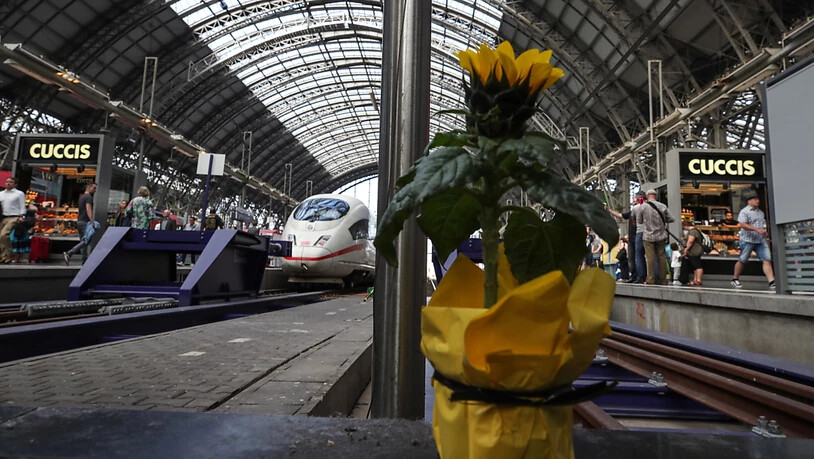 Der Tatort im Hauptbahnhof Frankfurt: Hier ist am Montag ein Achtjähriger ums Leben gekommen, nachdem ihn ein Mann vor den einfahrenden ICE gestossen hatte.