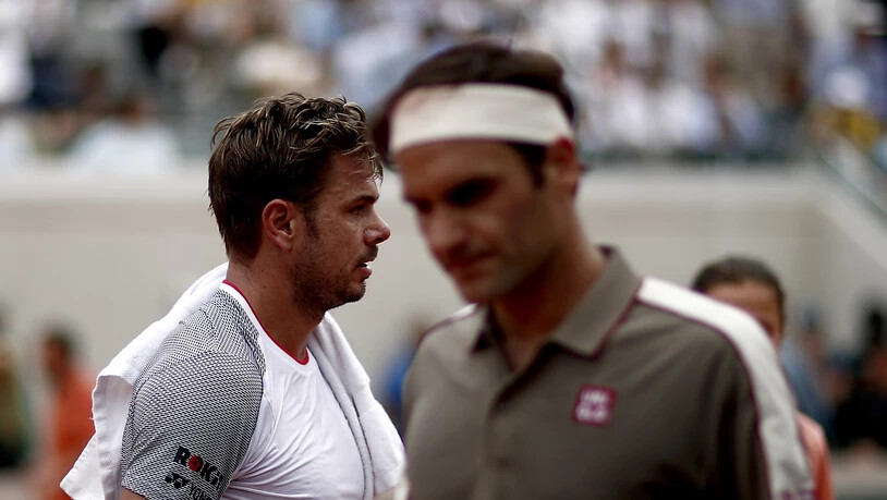 Stan Wawrinka und Roger Federer spielten Anfang Juni in Paris letztmals gegeneinander