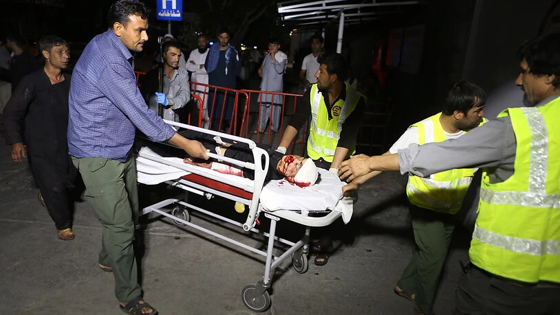 Bei der Explosion an einer Hochzeitsfeier in Kabul wurden auch Kinder verletzt.