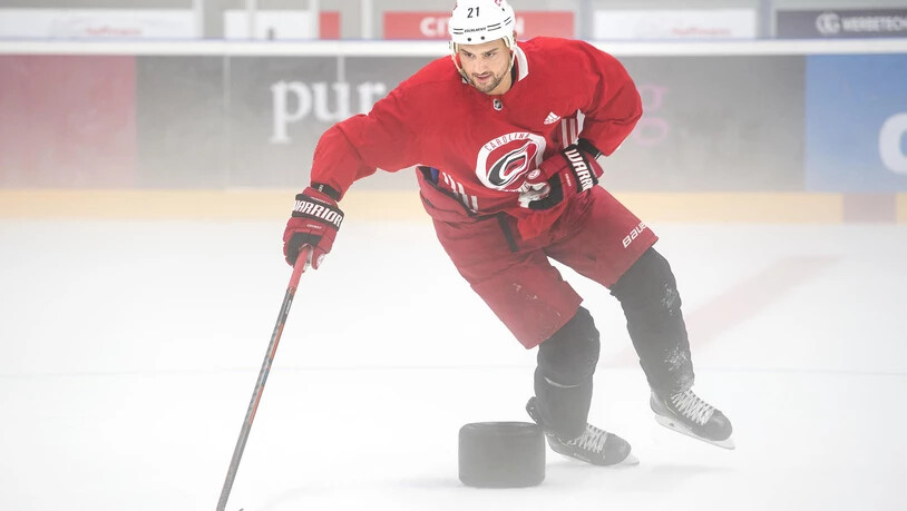 NHL-Star Nino Niederreiter trainiert im Churer Hallenstadion, in dem er gross geworden ist.