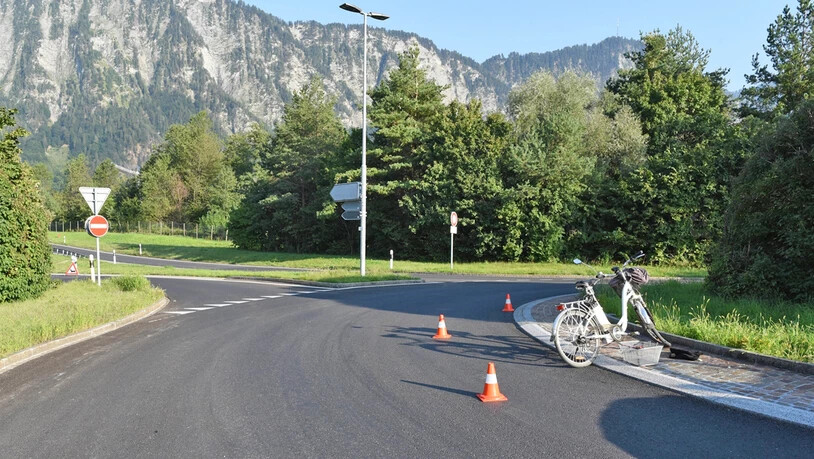 Unfallstelle Waldau Landquart
