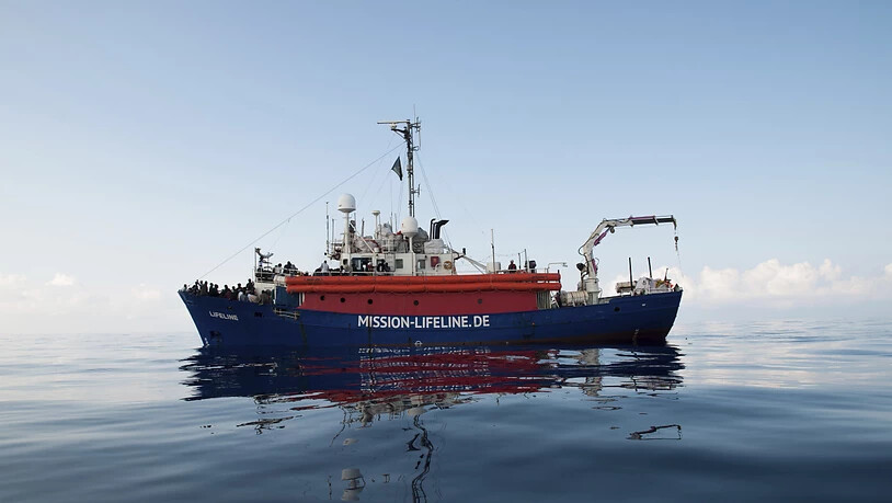 Das Rettungsschiff der Hilfsorganisation Mission Lifeline ist vor Malta blockiert.  Am Montag wird aufziehender Sturm erwartet. (Archivbild)