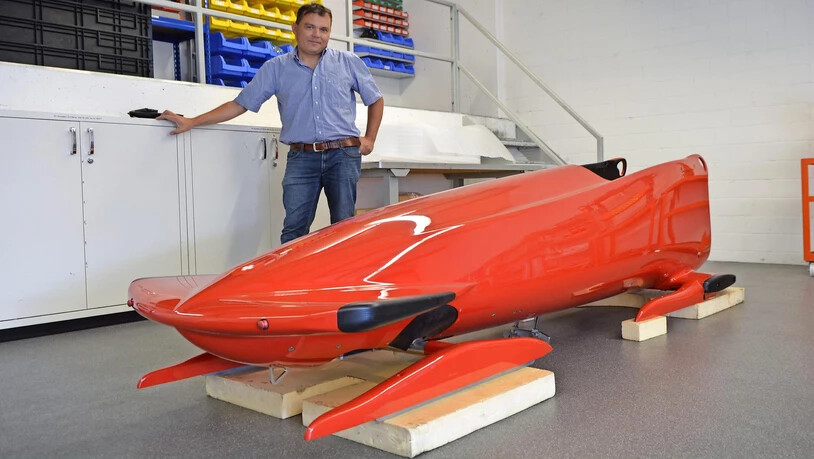 Stolz aufs Projekt: Andreas Tinner ist Geschäftsführungsmitglied der Max Schilling AG, die auch Bobs produziert.