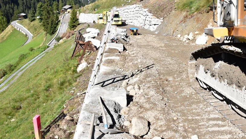 Zum Unfall kam es in Davos Monstein
