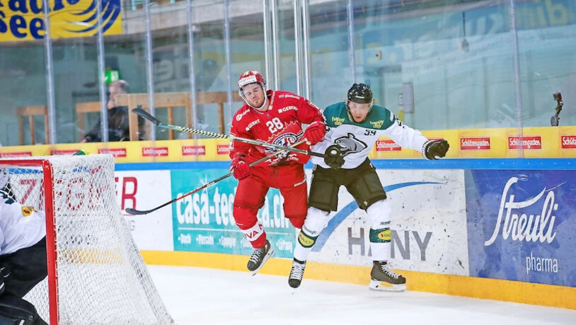 Noch nicht auf Betriebstemperatur: Bei den Lakers (links Jan Mosimann) hapert es im letzten Testspiel gegen Dornbirn noch an allen Ecken und Enden.