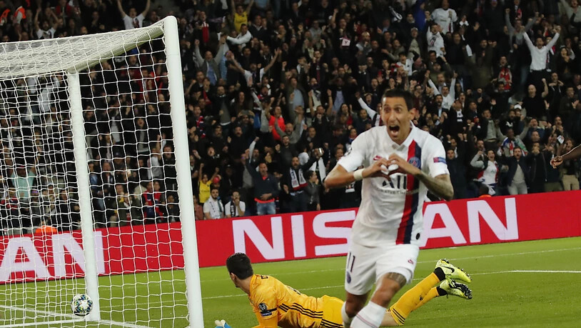 Angel Di Maria traf für Paris Saint-Germain doppelt gegen seinen ehemaligen Verein Real Madrid