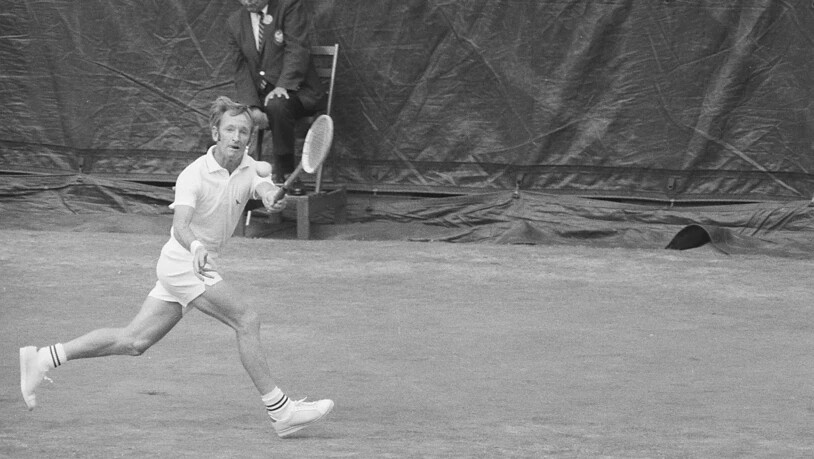 Der erste Schritt zum Grand Slam: Im Final des Australian Open 1969 besiegt Rod Laver den Spanier Andres Gimeno 6:3, 6:4, 7:5
