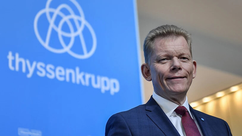 Der erst unlängst berufene Konzernchef von Thyssenkrupp, Guido Kerkhoff, soll das deutsche Unternehmen auf Wunsch des Verwaltungsrates schon bald wieder verlassen. (Archivbild)