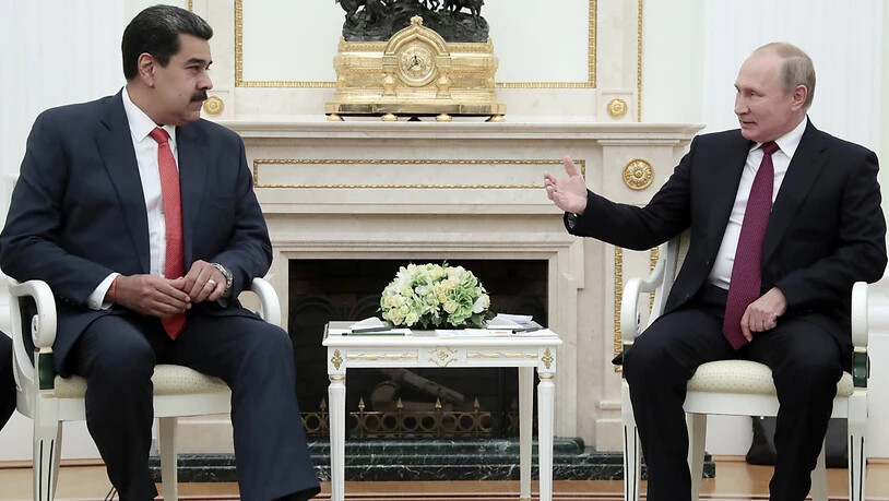 Der russische Präsident Wladimir Putin empfängt den venezolanischen Präsidenten Nicolás Maduro zu Gesprächen in Moskau.