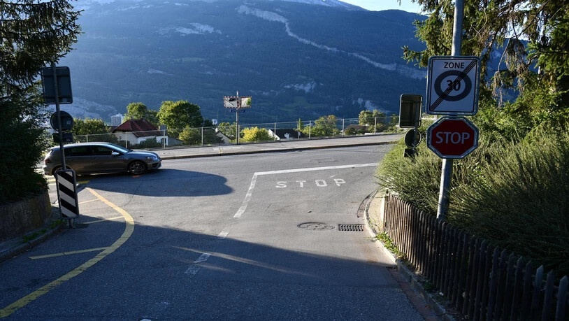 Bei dieser Kreuzung in Chur kam es zum Unfall.