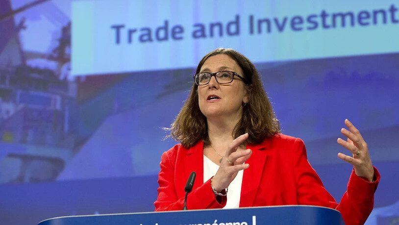 EU-Handelskommissarin Cecilia Malmström hat am Mittwoch nach dem WTO-Urteil die geplanten Gegenmassnahmen der USA kritisiert. (Archiv)