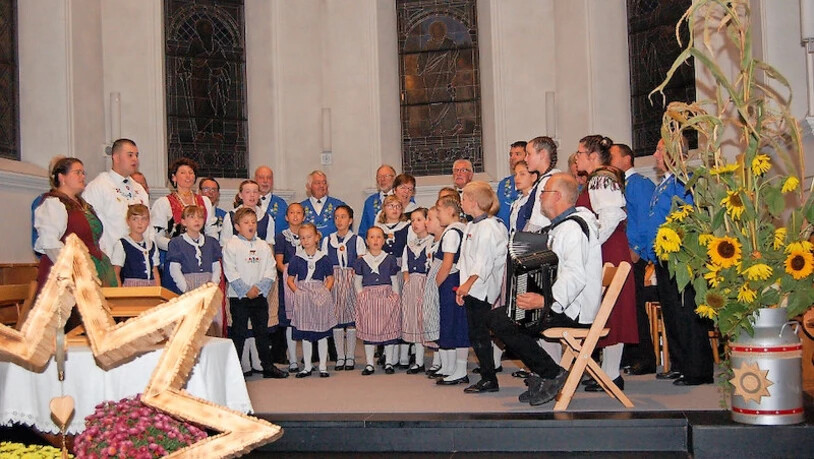 Auch das Chinderjodelchörli wirkt an den Kirchenkonzerten des Heimatchörlis Ennenda mit.