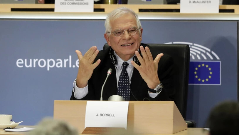 Der designierte EU-Aussenbeauftragte Josep Borrell stand dem EU-Parlament am Montag während drei Stunden Red und Antwort.