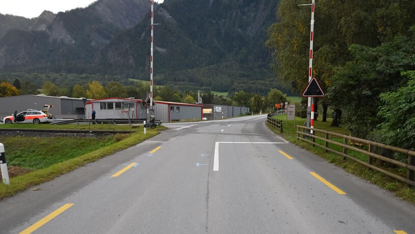 Bei diesem Bahnübergang ist es zum Unfall gekommen.