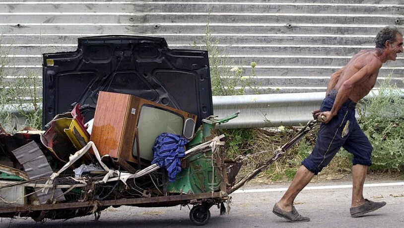Szene aus der bulgarischen Stadt Kustendil - in Bulgarien gelten 32,8 Prozent der Bevölkerung als arm. (Archivbild)