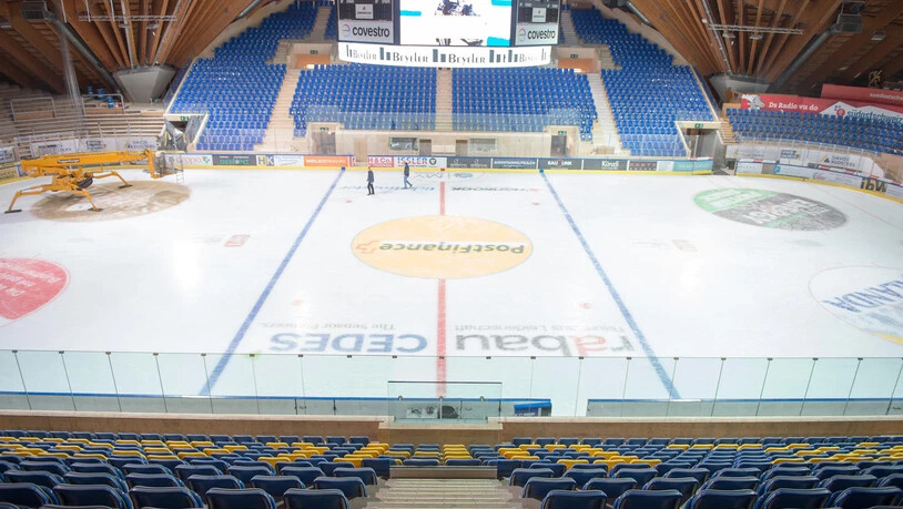 Rundgang durchs neue Stadion des HCD in Davos.