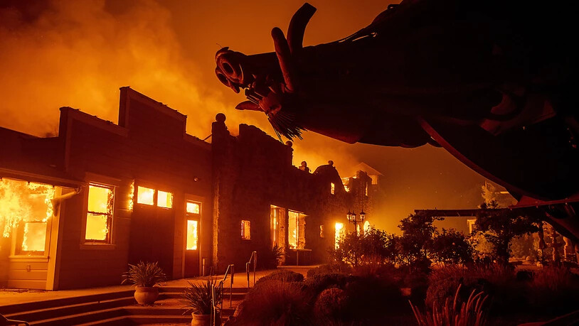 Waldbrände in Kalifornien: Auch Weingüter sind von den Flammen stark betroffen.