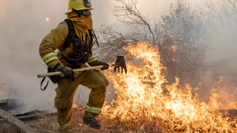 In Kalifornien kämpfen Einsatzkräfte seit Tagen gegen Waldbrände.