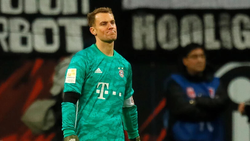 Bayern Keeper Manuel Neuer musste sich fünfmal geschlagen geben