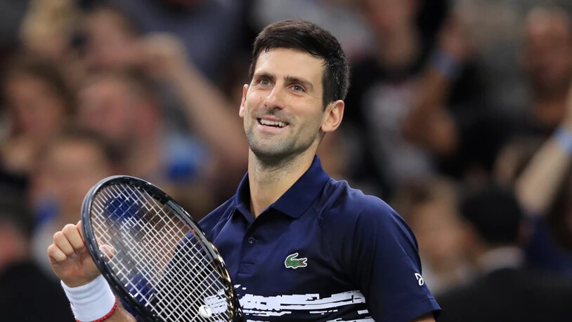 Novak Djokovic hat in Paris-Bercy allen Grund zu strahlen