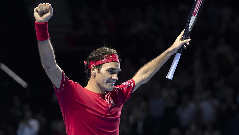 Jubel in Basel - und nach acht Jahren auch wieder an den ATP Finals? Roger Federer fühlt sich jedenfalls erholt und hoch motiviert