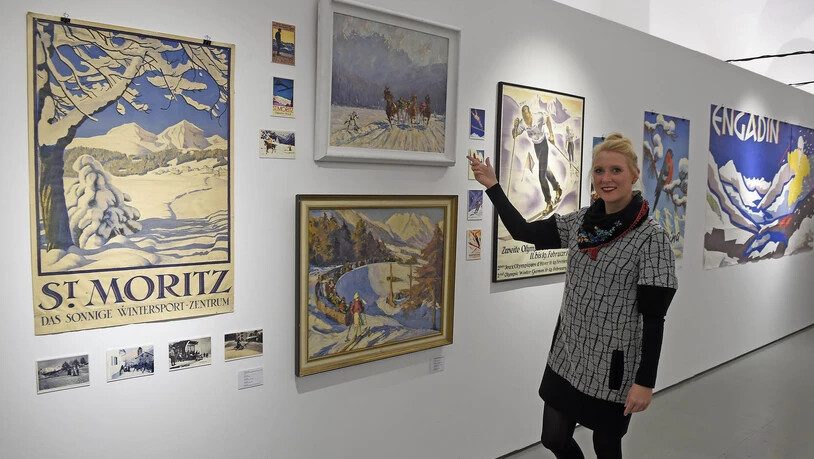 Die Wintersport-Ausstellung in der Churer Stadtgalerie ist eröffnet.