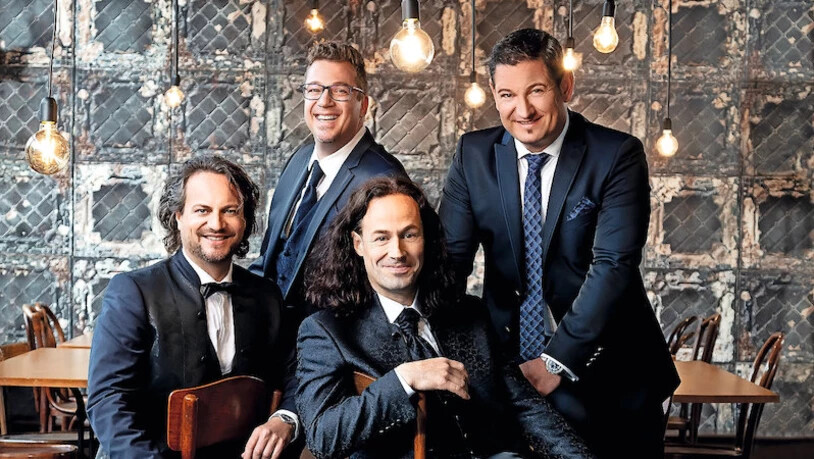 Seit zehn Jahren zu viert unterwegs: I Quattro besuchen auf ihrer Jubiläumstournee auch das Glarnerland.