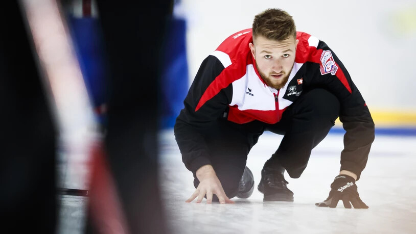 Yannick Schwaller - erstmals als Skip an einer EM im Einsatz