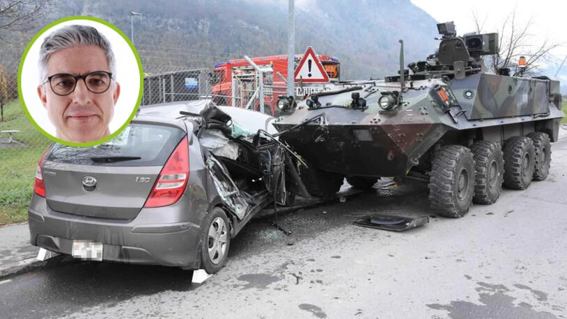 Mediensprecher Gian Andrea Rezzoli spricht über den schweren Verkehrsunfall in Mels.