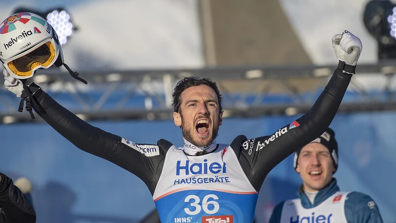 Geschafft! Killian Peier lässt nach dem Gewinn von WM-Bronze den Emotionen freien Lauf.