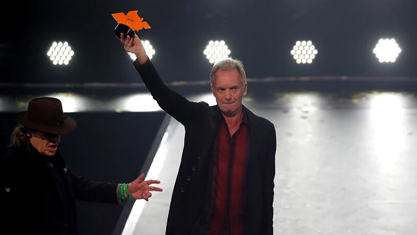 Der britische Rockstar Sting wurde bei den International Music Awards (IMA) in Berlin mit dem Preis für sein Lebenswerk ausgezeichnet.