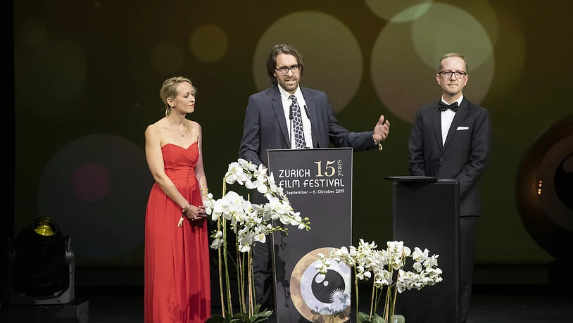 Anna Thommen und Lorenz Nufer (links und im Zentrum) sind am Zurich Film Festival 2019 bereits mit dem Publikumspreis geehrt worden. (Archivbild)