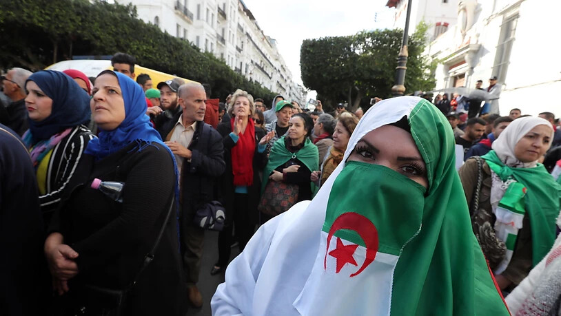 Protestmarsch in der Hauptstadt Algier.