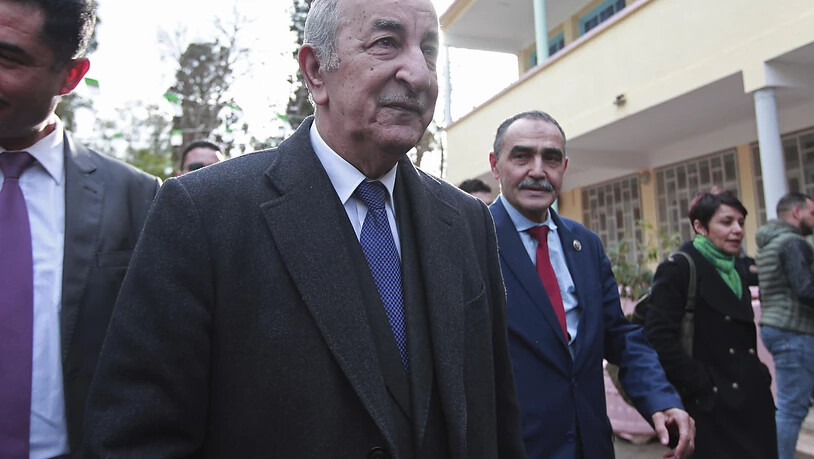In Algerien ist der frühere Regierungschef Abdelmadjid Tebboune zum Präsidenten gewählt worden.