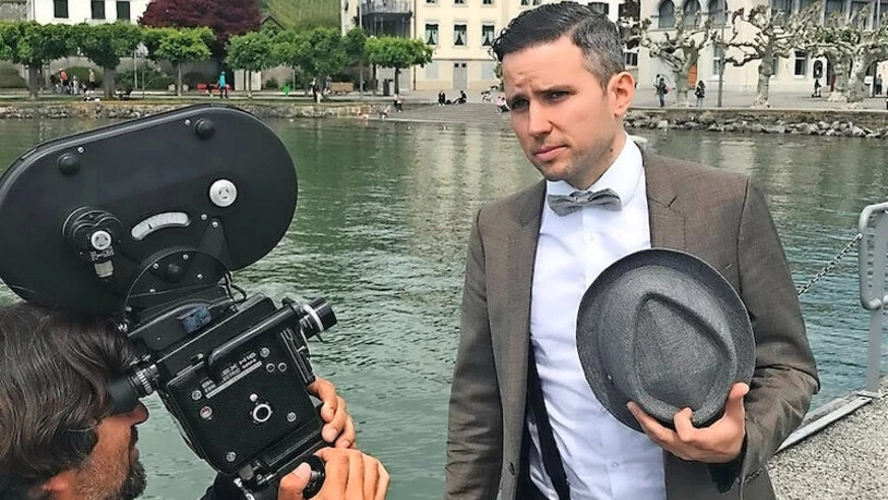 Eine Ode an die Rosenstadt: Sänger Levin Deger hat ein Musikvideo im Stil der 1950er-Jahre gedreht . 