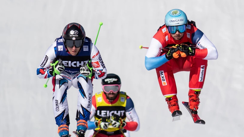 Ryan Regez (rechts) ist der Mann der Stunde im Skicross