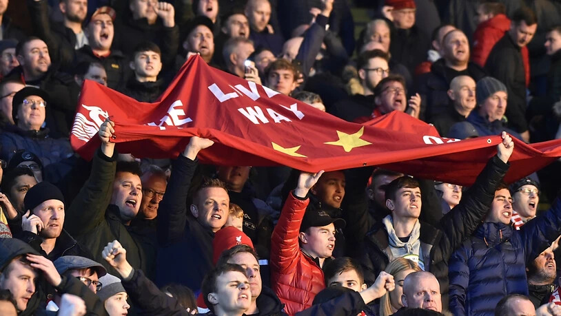 Nach dem 4:0 in Leicester können die Liverpool-Fans schon fast über den Meistertitel jubeln